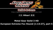 Speed Run Metal Gear Solid 3 HD Européen Extreme 1:14:27 5eme partie