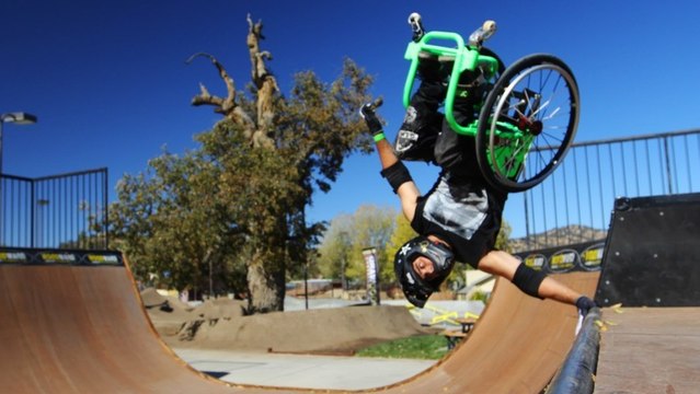 Wheelchair Freestyle - Wheelz (Aaron Fotheringham)