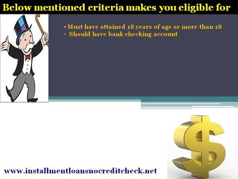 Installment Loans No Credit Check- Running out of cash then go for this loan with your bad credit too.