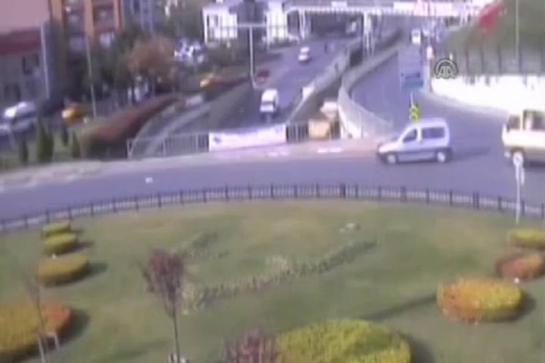 Güngören'deki kaza mobese kamerasında