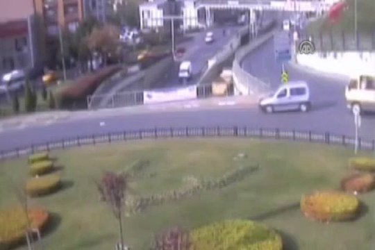 Güngören'deki kaza mobese kamerasında