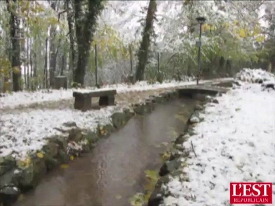 Première neige en Lorraine