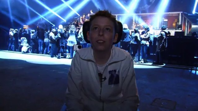 Gwenaël envoyée spéciale du Téléthon 2013 auprès de Patrick Bruel