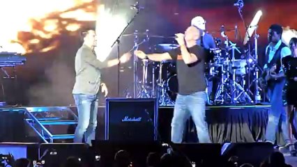 Eros Ramazzotti and Alessandro Del Piero