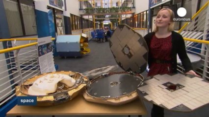 The real-life space cadets: Abbie, Marc and Maria