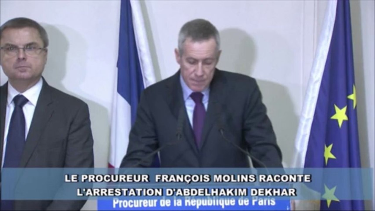 Le procureur François Molins raconte l'arrestation d'Abdelhakim Dekhar