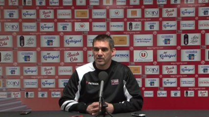 L1-J14 CONFERENCE PRESSE GOURVENNEC AVANT MONTPELLIER 2013/2014