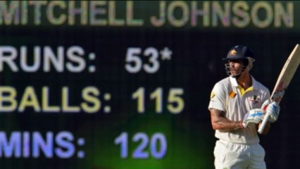 No nerves for Johnson as he shines with bat