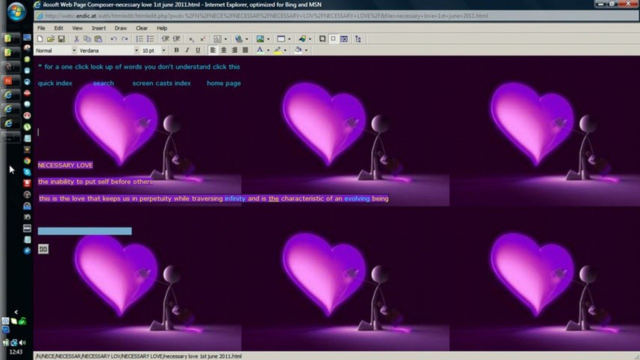 Necessary Love. 21-11-2013