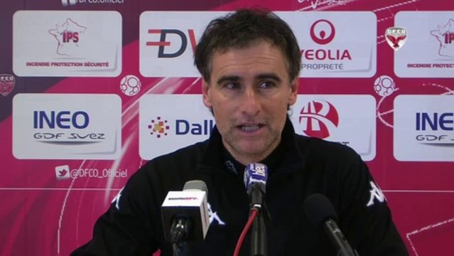 Conférence de presse d'Olivier Dall'Oglio avant DFCO-AS Nancy Lorraine