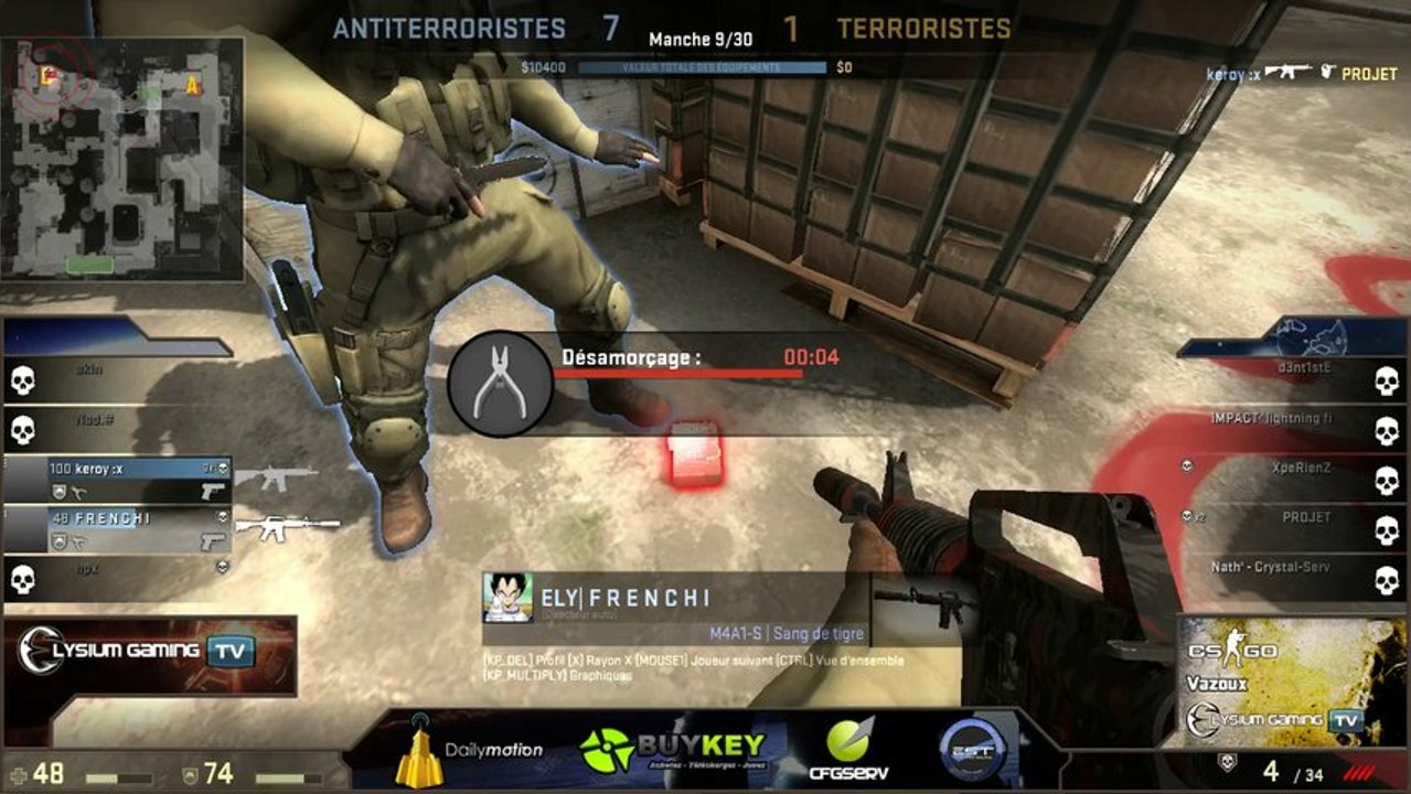 2 ème tour fastcup csgo e2g#3 elysium gaming vs onjouefun