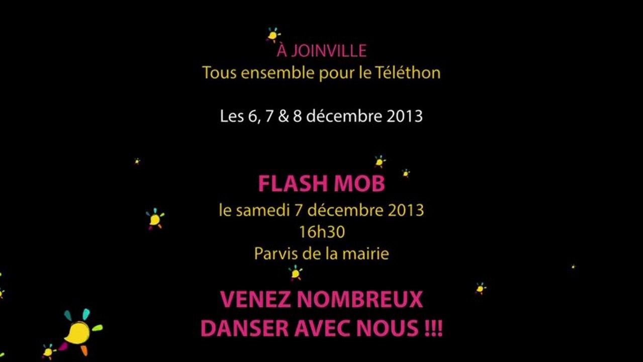 Flash Mob Téléthon 2013
