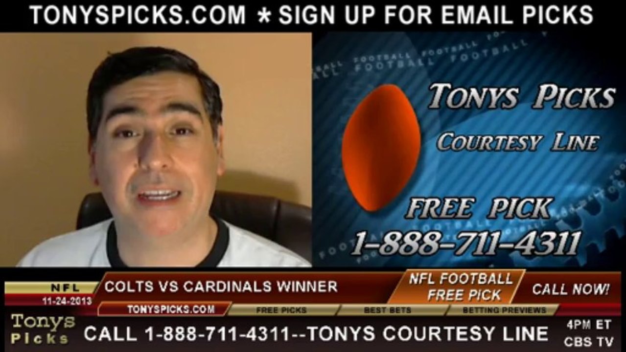 Arizona Cardinals vs. Indianapolis Colts Pick Prediction NFL Odds