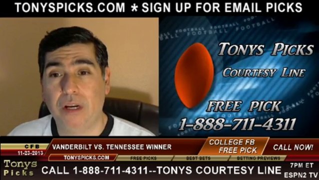 Tennessee Volunteers vs. Vanderbilt Commodores Pick Prediction College Football Odds