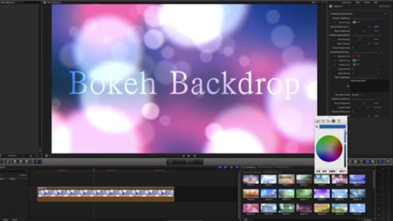 PRODROP™ VOLUME 4 - PROFESSIONAL BOKEH BACKDROPS FOR FCPX - PIXEL FILM STUDIOS™