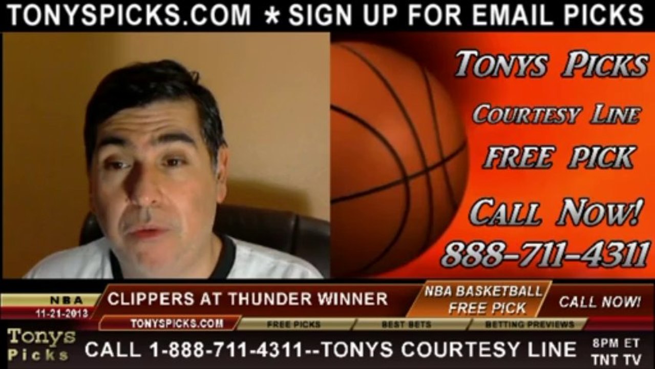 Oklahoma City Thunder vs. LA Clippers Pick Prediction NBA Pro Basketball Odds