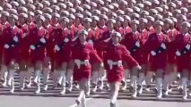 Chinese Beautiful Pink Army March Past 中華人民共和國國慶.mp4