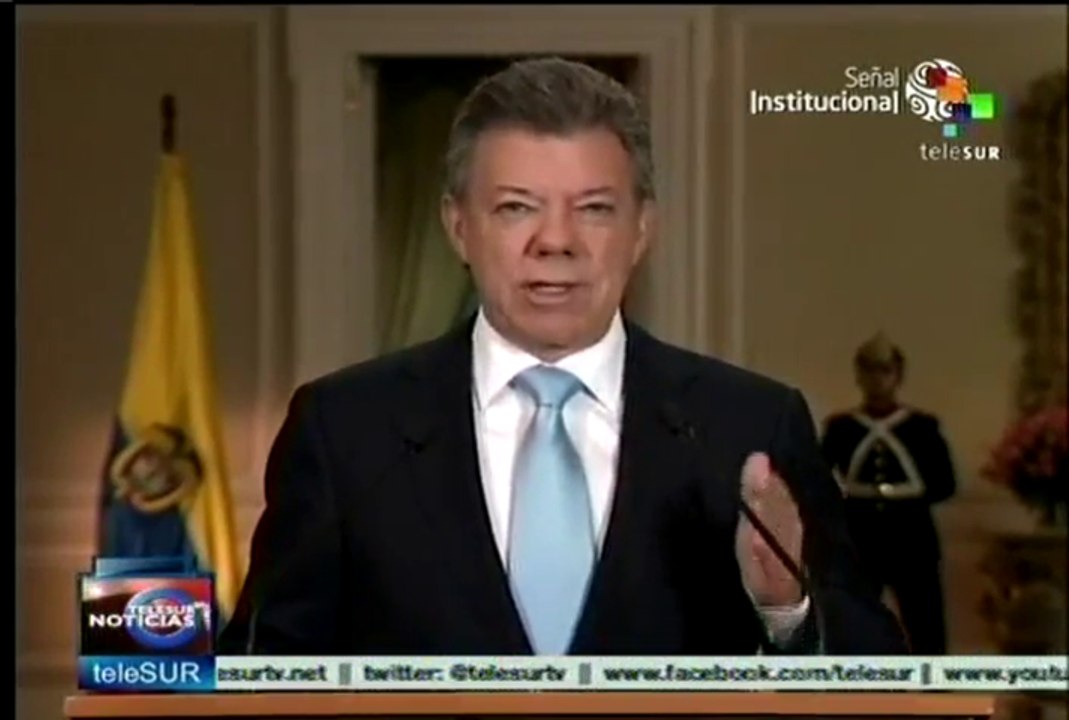 Presidente Juan Manuel Santos buscará reelección en 2014