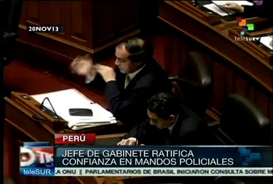Primer Ministro de Perú habla sobre acusaciones de corrupción policial