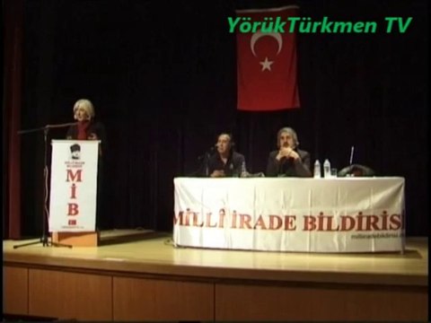 İZMİR MİLLİ İRADE İMZACILARI TOPLANTISI BANU AVAR IN KONUŞMASIDIR 17 KASIM 2013