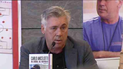 Carlo Ancelotti presents new book "My Christmas Tree" in Madrid