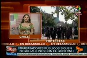 Estudiantes chilenos marchan contra medición de calidad educativa