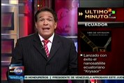 Ecuador lanza segundo nano satélite desde Rusia