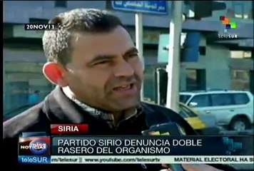 Gobierno de Siria rechaza resolución de la ONU en su contra