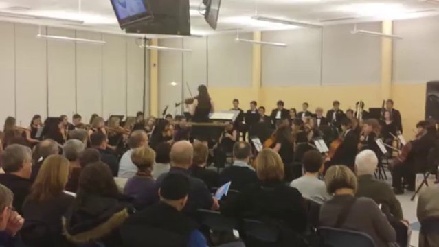 2013.11.20 - Tuning - The fall orchestra concert, Prospect High School IL