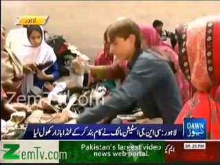 CNG Station turned into Lunda Bazaar in Lahore