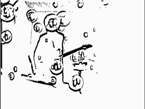 Pim Zond - Animation MUSIC Video And Then The Spots Appeared - Noise Music in Black and White,