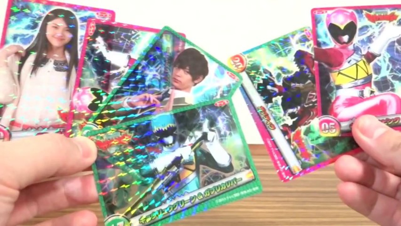 アミィはマジ天使！ブレイブイン連発！？キョウリュウジャープラスチックカードガム 開封レビュー  トップ製菓