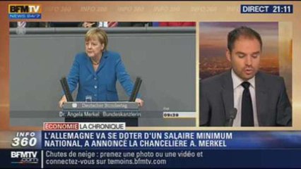L'Éco du soir: Merkel annonce la mise en place d'un SMIC en Allemagne - 21/11