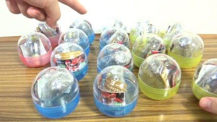 71  ガシャポン 全種類まとめてレビュー！キョウリュウジャースイング１ レッド ブルー ブラック グリーン ピンク キョウリュウジン