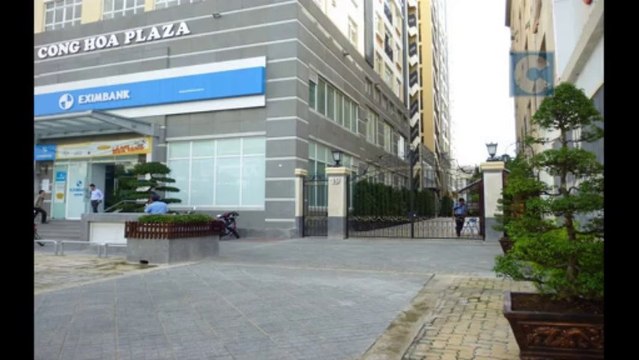 Cho thuê căn hộ Cộng Hoà Plaza, 090.268.5050, 500 USD, 2 phòng ngủ, Sàn gỗ, Máy nóng lạnh