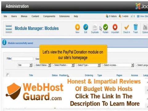 How to accept PayPal donations in Joomla | FastDot Cloud Hosting
