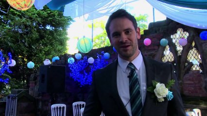 Hollyoaks Backstage at Joe & Lindseys Wedding