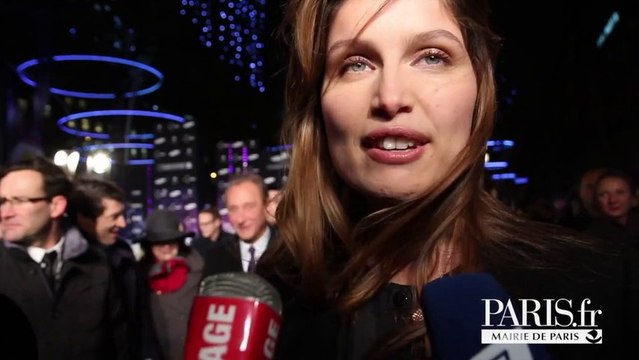 Laetitia Casta illumine les Champs Elysées
