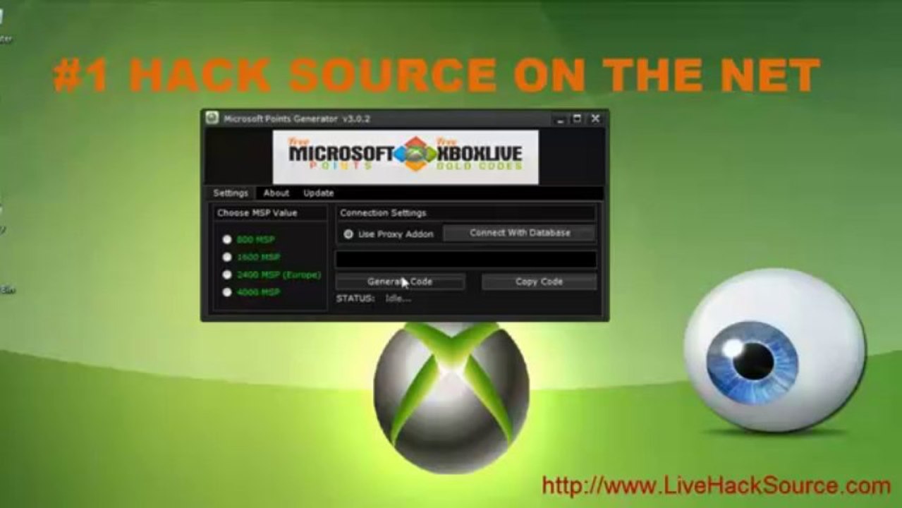 Unlimited free Microsoft Points and Xbox Live! NO PROGRAMS! Website with hundreds of codes!!
