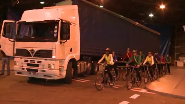Cyclists, truck blindspots are bigger than you think