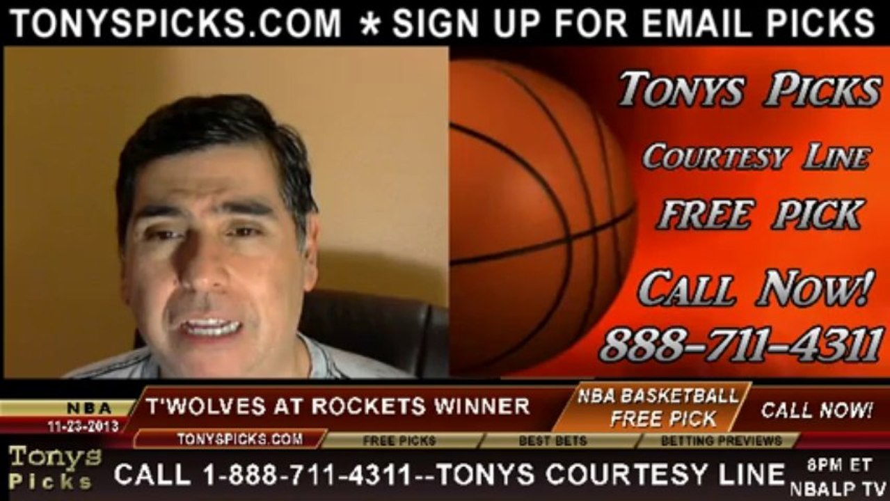 Houston Rockets vs. Minnesota Timberwolves Pick Prediction NBA Pro Basketball Odds