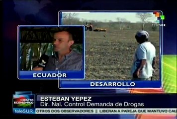 Ecuador: proyectos para evitar actividades vinculadas al narcotráfico