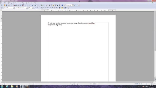 [TUTO] Comment insérer une image dans un document OpenOffice