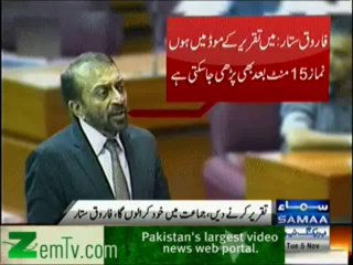 Farooq Sattar’s more importance for his speech than prayers