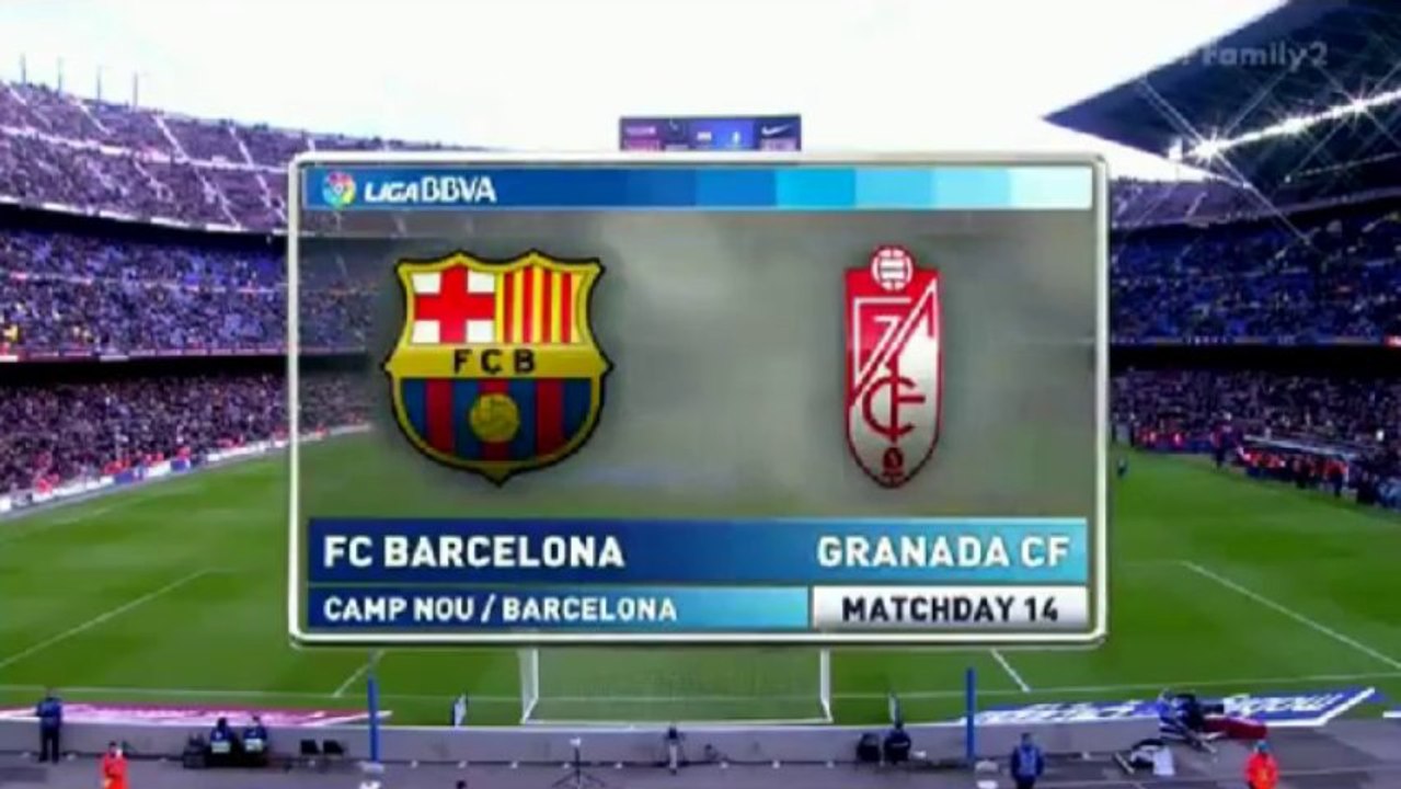 FC Barcelona - Granada 4:0 All Goals & Highlights (23.11.2013)