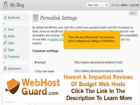 How to configure your settings in WordPress | FastDot Cloud Hosting