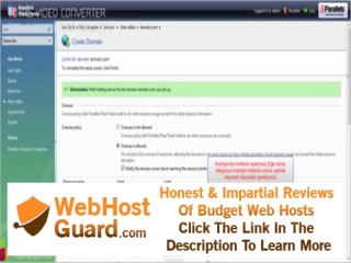 Plesk Panelde Hosting Olusturma