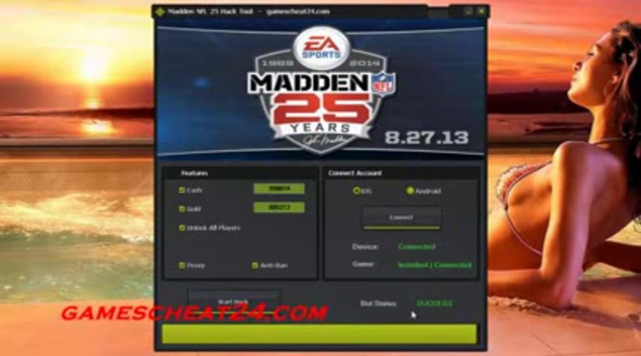 Madden NFL 25 Hack + Pirater [FREE Download] December 2013 Update