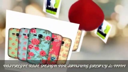 NOSTALGIC ROSE PATTERN BACK CASE SAMSUNG GALAXY S3 MINI