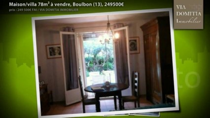 Maison/villa 78m² à vendre, Boulbon (13), 249500€